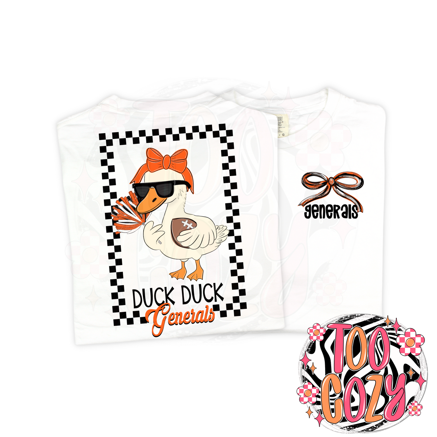 Cheer Ducks Adult School Spirit Shirts